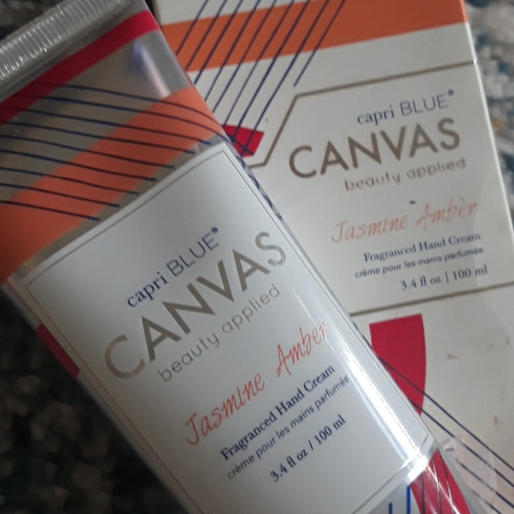 Antropologie Capri Blue canvas hand cream - Picture 2 of 3